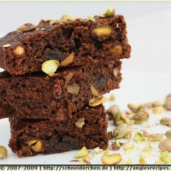 Pistachio Mon Chéri Brownies