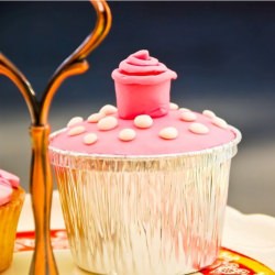 Pink Vanilla Cupcakes