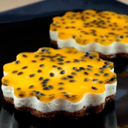 Passionfruit Yogurt Cheesecake