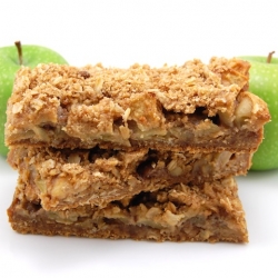 Apple Walnut Crumb Bars