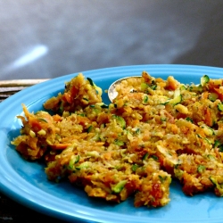 Zucchini and Sweet Potato Hash