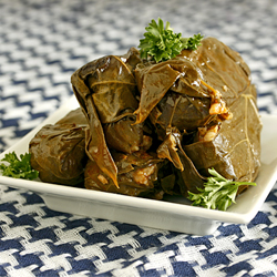 Dolmas: Stuffed Grape Leaves