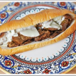 Slow Cooker Cheesesteak