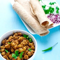 Chana Masala Wraps