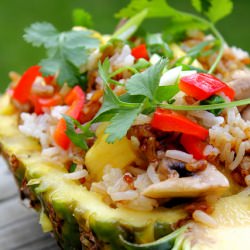 Pineapple Boat Rice