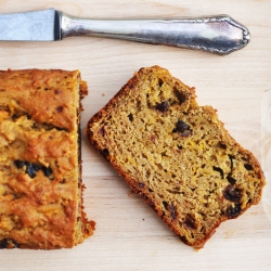 Pumpkin Raisin Bread