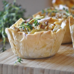 Chicken & Thyme Filo Pastry Pies