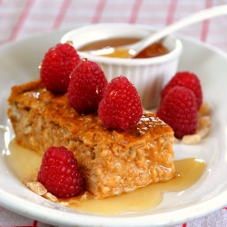 Pumpkin Pie Oatmeal Bake