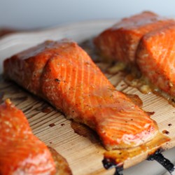 Cedar Plank Salmon w/ Citrus Glaze