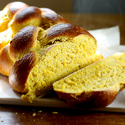 Pumpkin Challah Bread