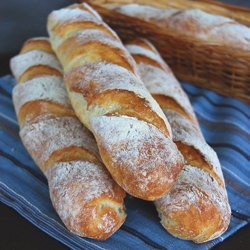 No Knead Baguettes