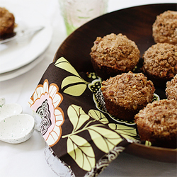 Maple Pumpkin Pecan Muffins