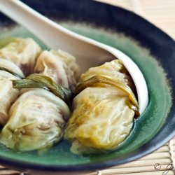 Vietnamese Cabbage Roll Soup