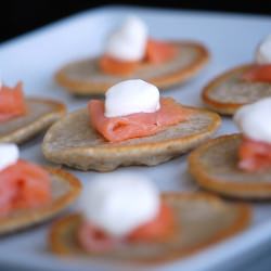 Blinis with Smoked Salmon