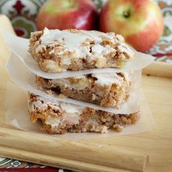 Apple Squares with Maple Glaze