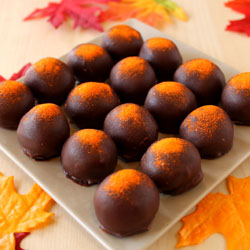 Pumpkin Chocolate Truffles