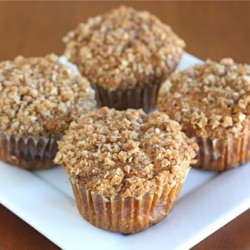 Pumpkin Cinnamon Streusel Muffins