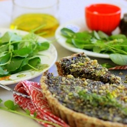 Mushroom and Spinach Quiche