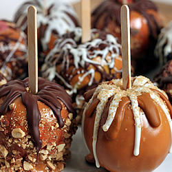 Caramel Apples with Gourmet Flair