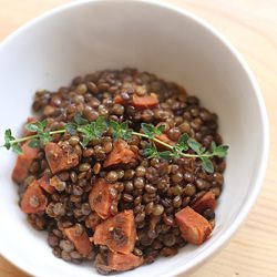 Simple Lentils with Chorizo