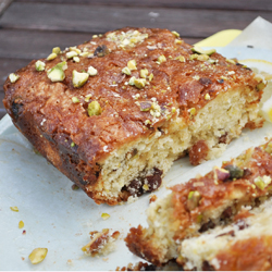 Pistachio, Sultana & Lemon Loaf