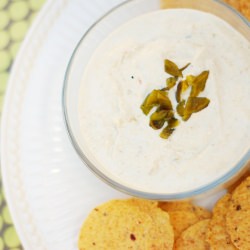 Green Chile Sour Cream Dip