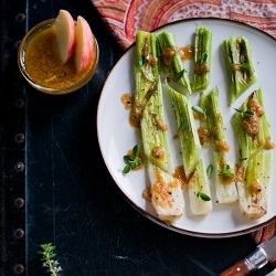 Broiled Leeks