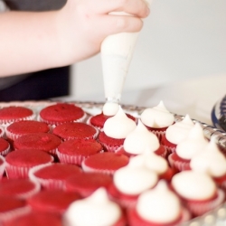 Mini Red Velvet Cupcakes