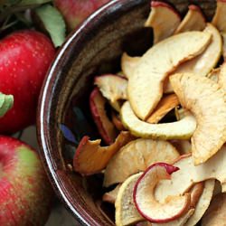 Maple Olive Oil Apple Chips