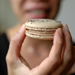 Giant Hazelnut Macaron