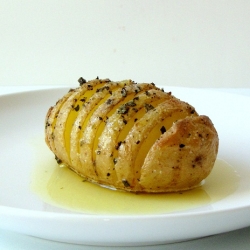 Hasselback Potatoes w/ Herbs