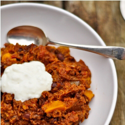 Pumpkin & Black Bean Chili