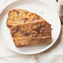 Pumpkin Bread w/ Cinnamon Filling