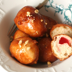 Turkish Delight Doughnuts