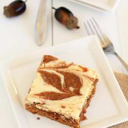 Pumpkin & Cream Cheese Swirl Cake