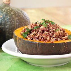 Stuffed Squash with Quinoa