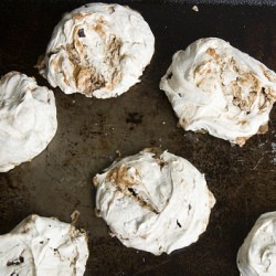 Chocolate Chunk & Walnut Meringues