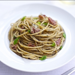 Prosciutto & Poppy Seed Pasta