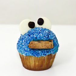 Cookie Monster Cupcakes