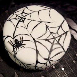 Spider Web Cake for Halloween