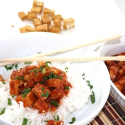 Tofu in Sichuan Sauce