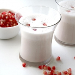 Pomegranate Milkshake for Pinktober