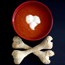 Creamy Tomato Soup & Bone Grissini