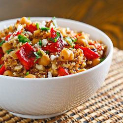 Roasted Red Pepper & Feta Quinoa