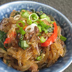 Jap Chae (Korean Glass Noodles)