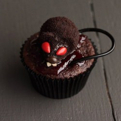 Bloody Rat Halloween Cupcakes