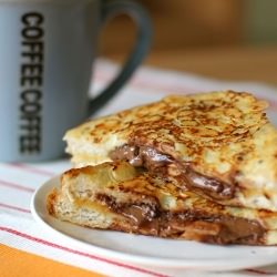 Chocolate and Apple French Toast