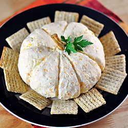 Pumpkin-Shaped Cheese Ball