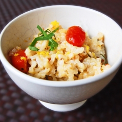 Lemon Risotto with Cherry Tomatoes