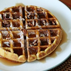 Pumpkin Pecan Waffles